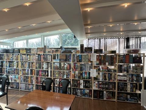 Spilasalurinn eftir uppsetningu